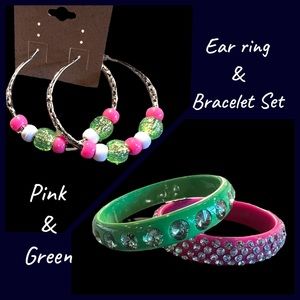 AKA Inspired Jewelry Set